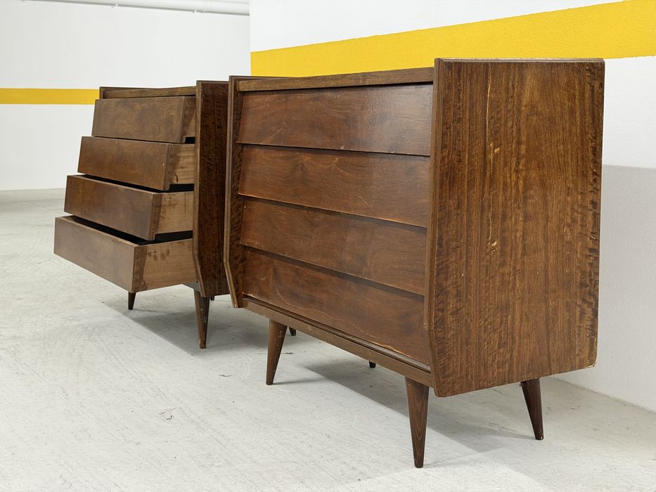 Cómodas Vintage Escandinavas Mid-Century da Década de 1960