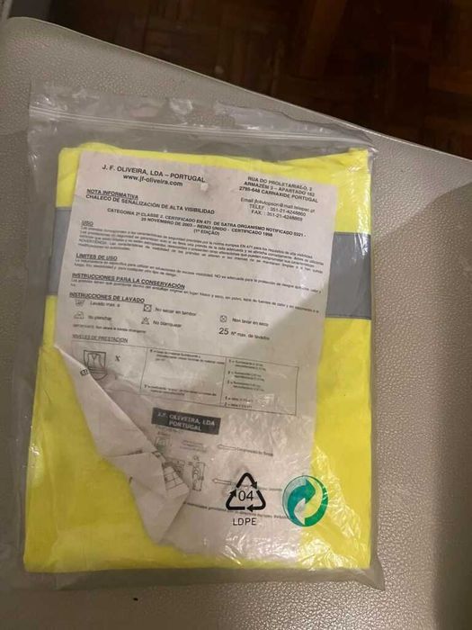 2 x coletes d protecao tamanho XL