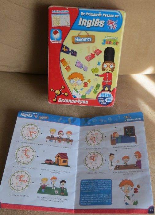 Os Primeiros Passos - Em Inglês - Science Júnior - Puzzle + Livro