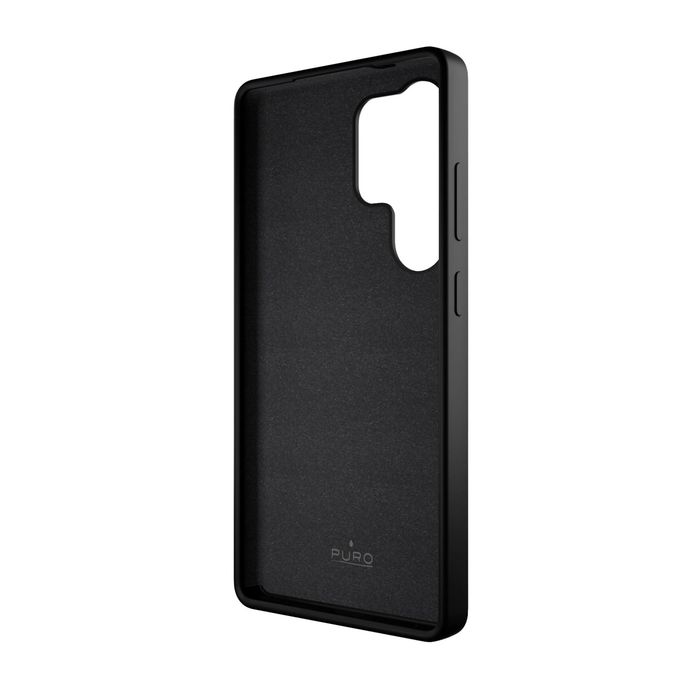 Etui silikonowe Puro Icon do Samsung Galaxy S25 Ultra - czarne
