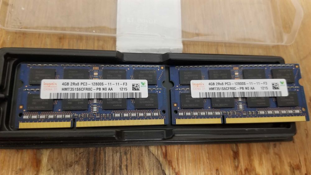 DDR3 2×4 Gb для ноутбука