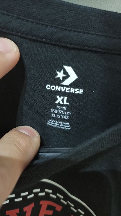 Koszulka męska chłopięca z długim rękawem longsleeve Converse