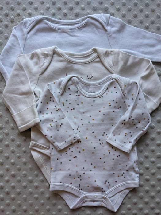 Body dla niemowlaka 3 sztuki rozmiar 56 Next Baby/Cool Club