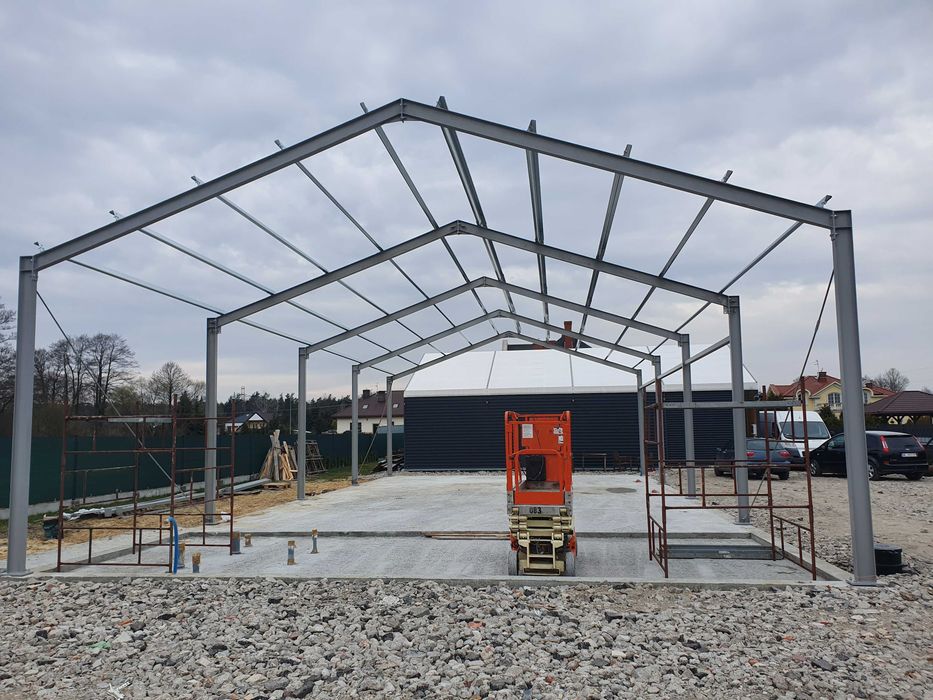 Konstrukcja hali 10x20, Konstrukcja ocynkowana, Hale stalowe, PROMOCJA