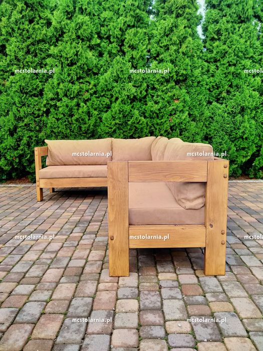 Komplet ogrodowy zestaw mebli ogrodowych hamak ogrodowy poduszki