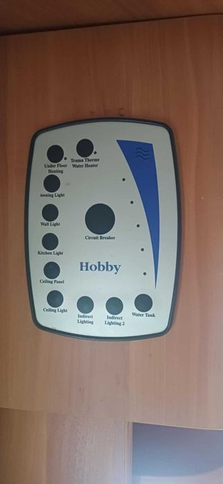 Panel sterowania przyczepą kempingową HOBBY