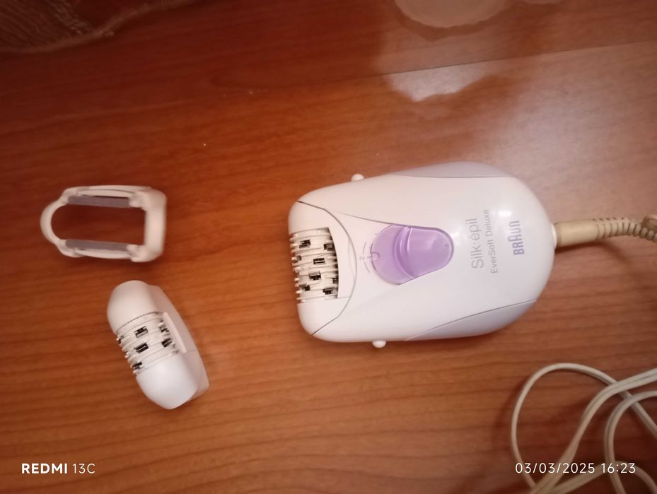 Depiladora com acessórios