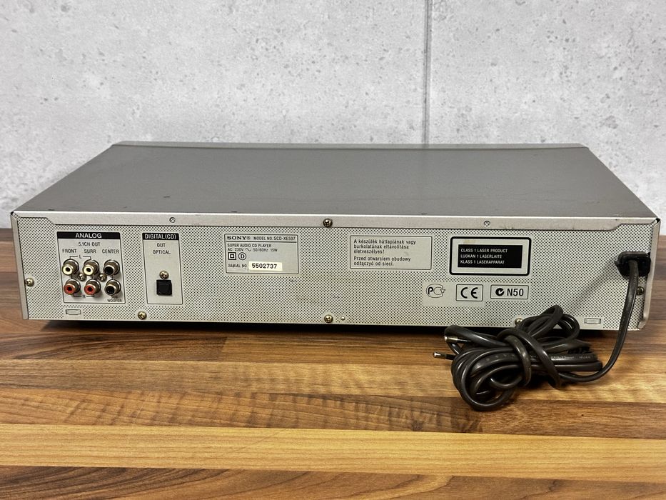 Odtwarzacz Sony CD / SACD SCD-XE597 srebrny Kędzierzyn-Koźle Koźle