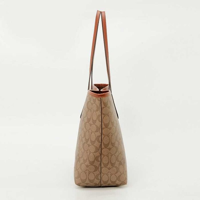 Жіноча сумка COACH Crossbody Tote Bag / Сумка Коач / жіноча мокко сумочка Коуч
