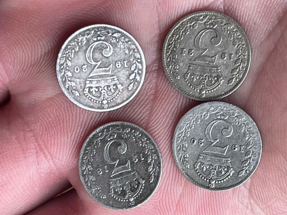 moedas em prata Georgius V