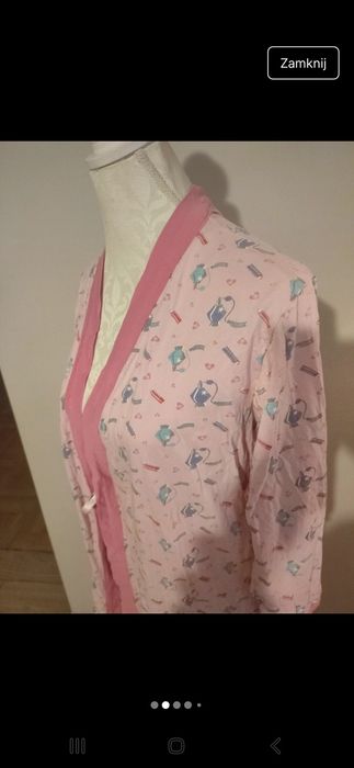 Szlafrok piżama bawełniana rozmiar L