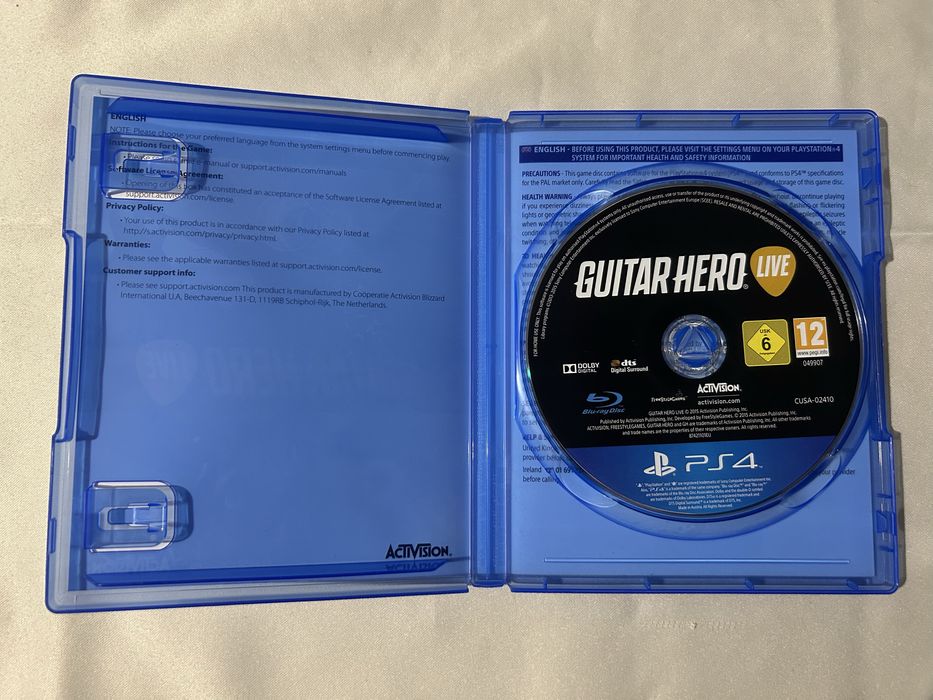 Jogo Guitar Hero para ps4