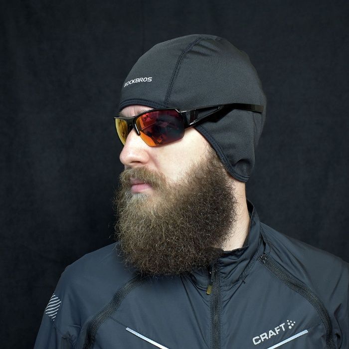 Подшлемник Rockbros с виндсоппером windstopper велошапка зимняя