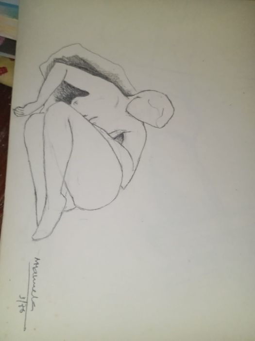Bloco de desenho assinados nem todos m Manuela