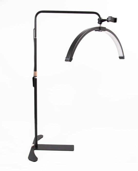 Кільцева лампа півмісяць LUMERTY M5X Moon, безтіньова, діаметром 65см