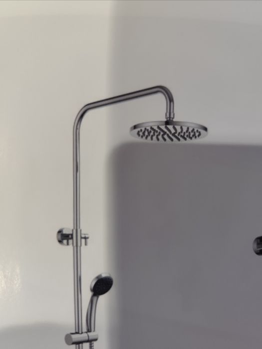 Chuveiro tecto Slim(extra fino) 25 cm latão cromado