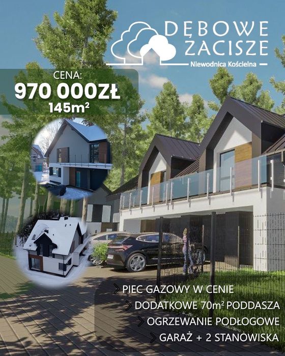 Luksusowy dom 145 m² | Ogród od 300 m²