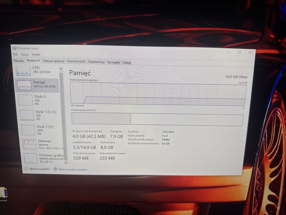 Komputer Gamingowy/Do Pracy WIN 11 PRO
