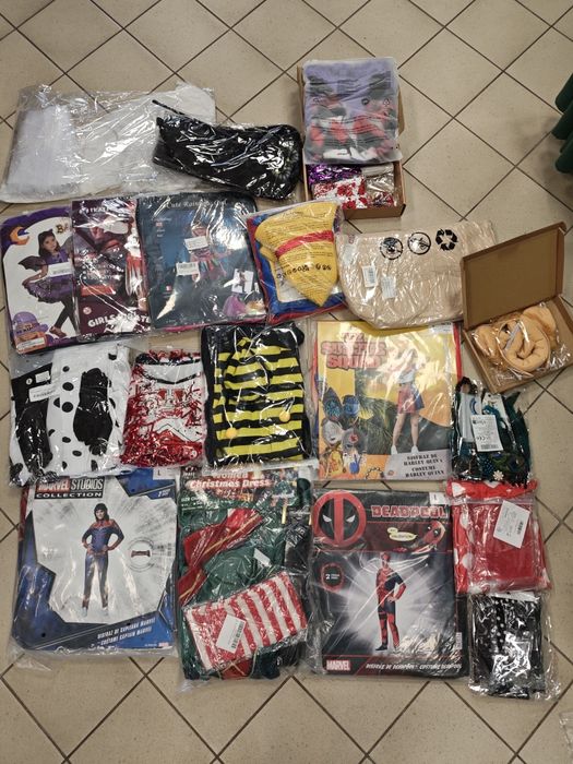 Box nowych strojów karnawałowych mix pakiet karnawałowy