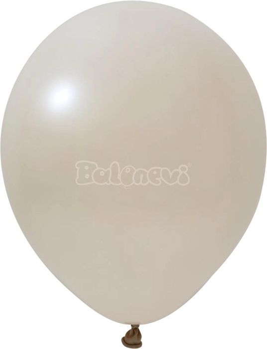 Balony lateksowe Pastel piaskowobiały 25cm 100szt GoParty oprawa: