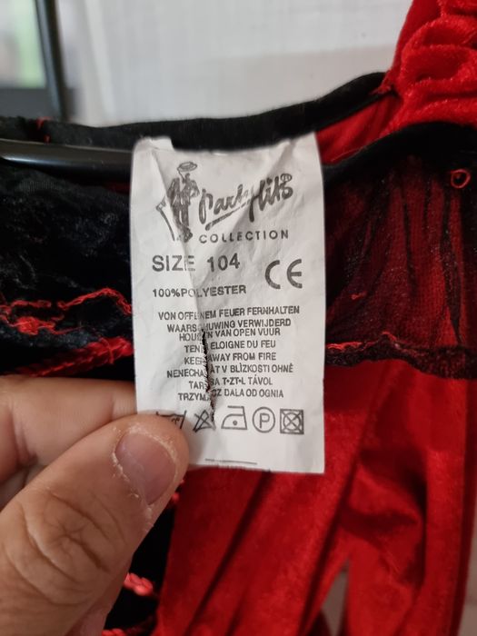 Fato carnaval de Donzela para criança