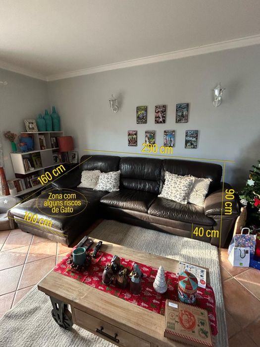 Sofá de Pele grande