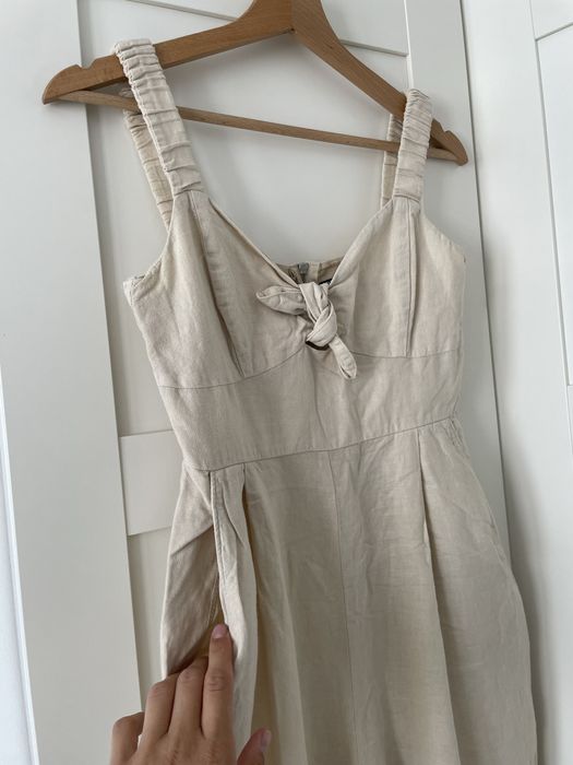 Lniany kombinezon XS Zara