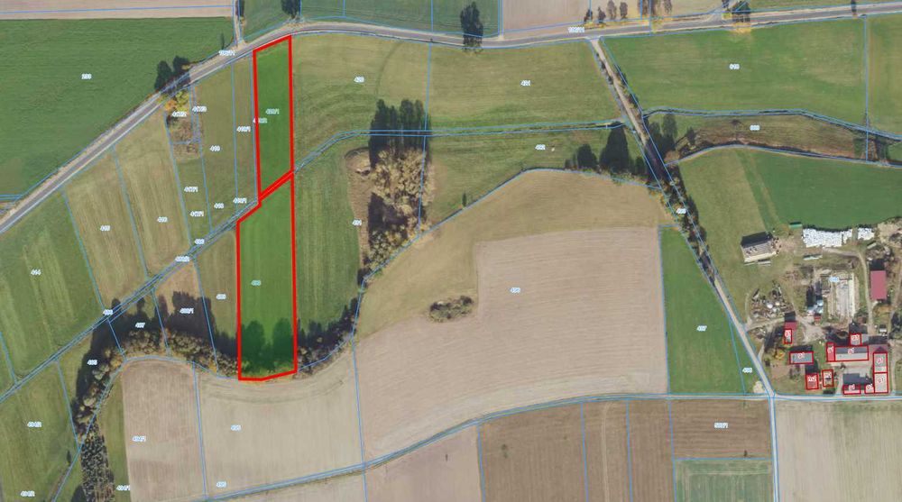 Sprzedam grunty rolne o pow. 1,209 ha g. Zakrzewo ob. Zakrzewo