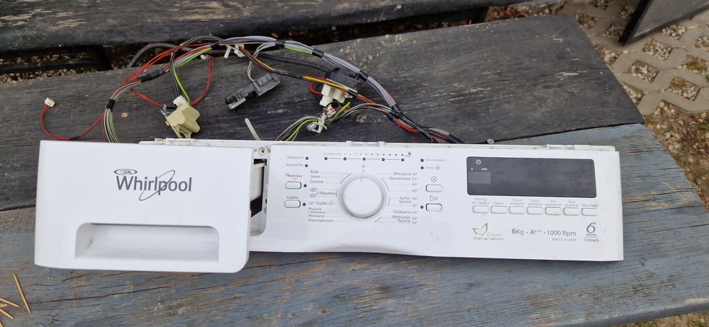Panel Sterowania Programator Pralka Whirlpool AWO/C 61003P + Wiązka