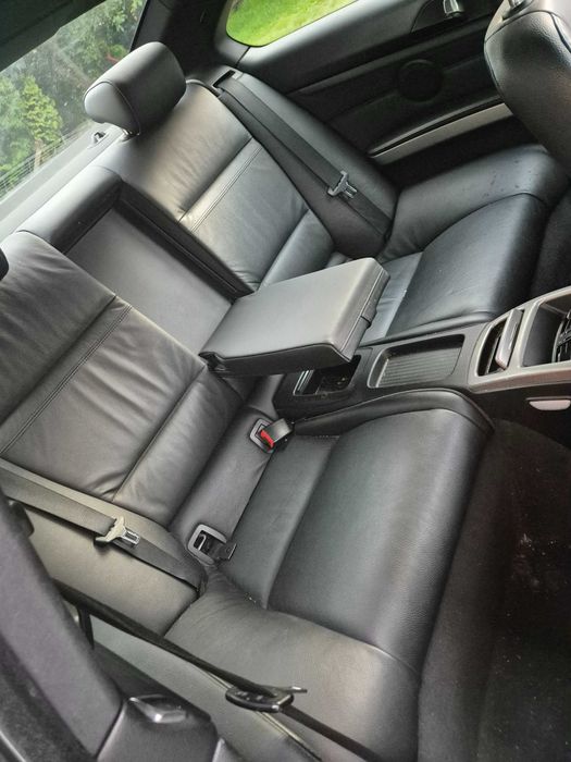 Kanapa tył opercje boczki BMW e92 lift m-pakiet czarna skóra