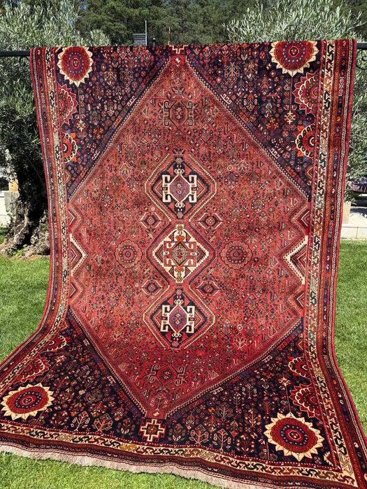 Dywan Perski Kaszmirowy Wełniany Iran Quasghai 345x225 galeria 19 tyś