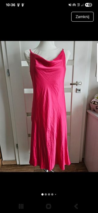 New look sukienka midi satynowa r 38