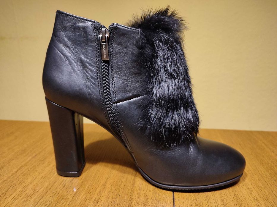 Stylowe botki KARINO  jesień-zima damskie rozm. 39 - Nowe