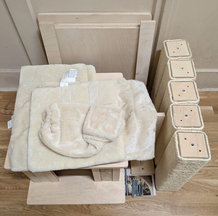 Natural Paradise Drapak Sufitowy dla Kota Orchid Vanda Krem do275cm ZW