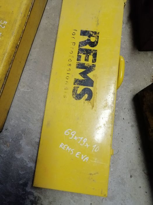 Pozostałości po elektronarzędziach Rems  ridgid rothenberger roller