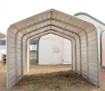 Garagem / Cobertura Metálica – box Industries 6.10x3.66 mètres (22 m2)