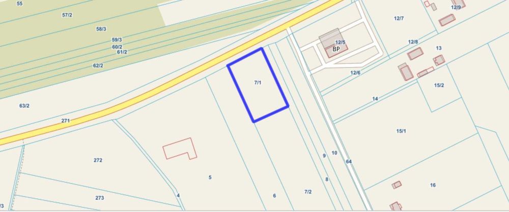 Działka przemysłowa 4506m2 z warunkami zabudowy, przy trasie !