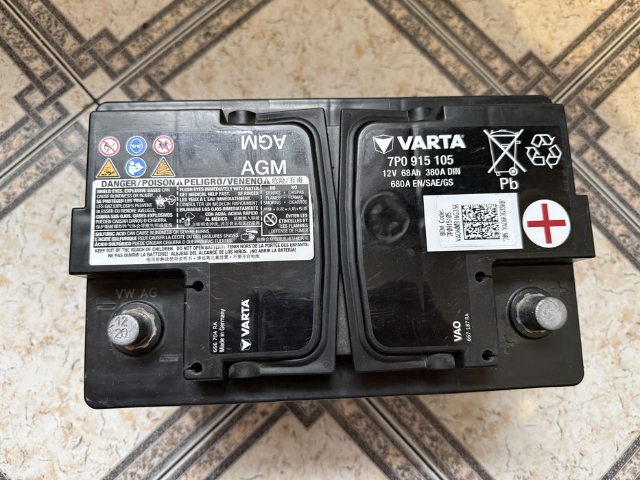 Akumulator VARTA AGM 68Ah 680A Start-Stop