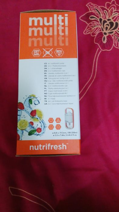 Copos multifunção Nutrifresh. Artigo novo