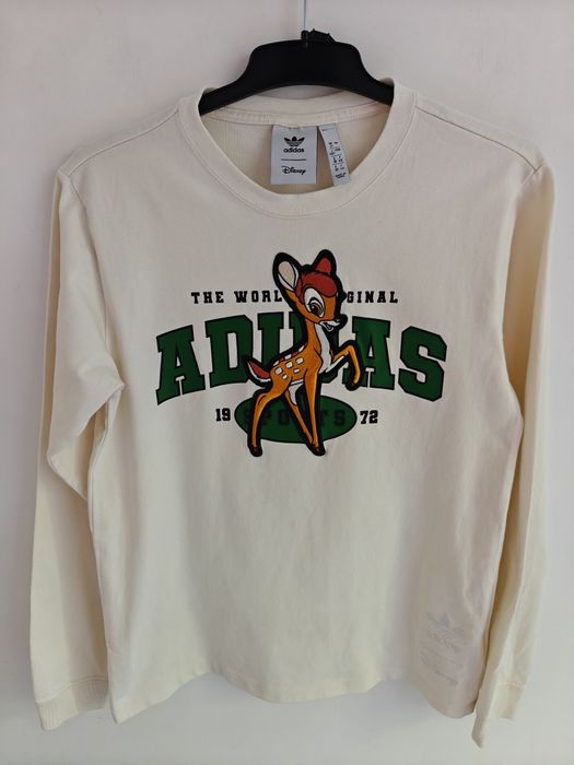 Adidas Disney Bambi longsleeve bluzka długi rękaw limitowana kolekcja M/L