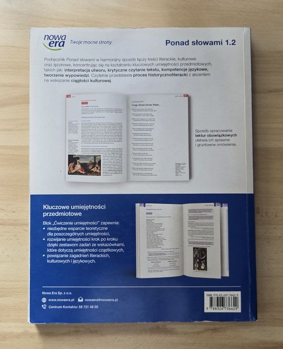 Ponad słowami 1 część 2 zakres podstawowy i rozszerzony
