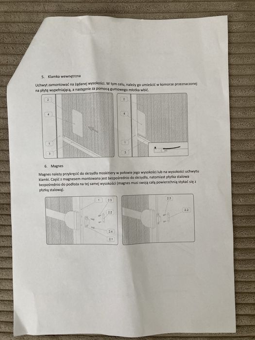 Moskitiera drzwiowa 155,5 x 66,5 cm