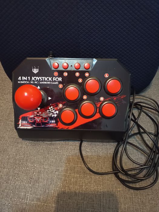 Controle arcade fight stick 4 em 1