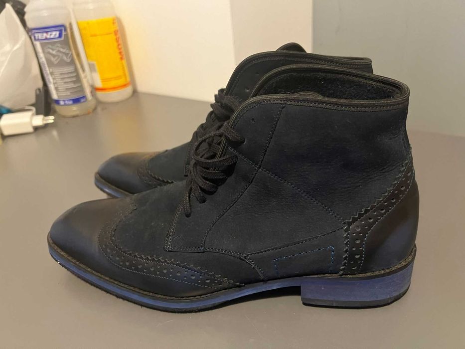 Eleganckie męskie buty na obcasie Giacomo Conti 43