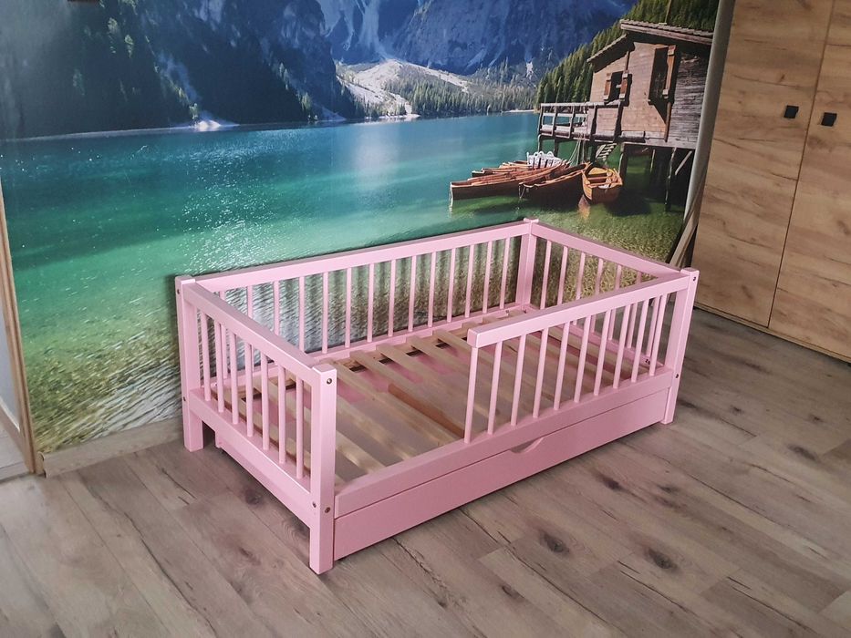 Łóżko Klasyczne Domek Drewniane