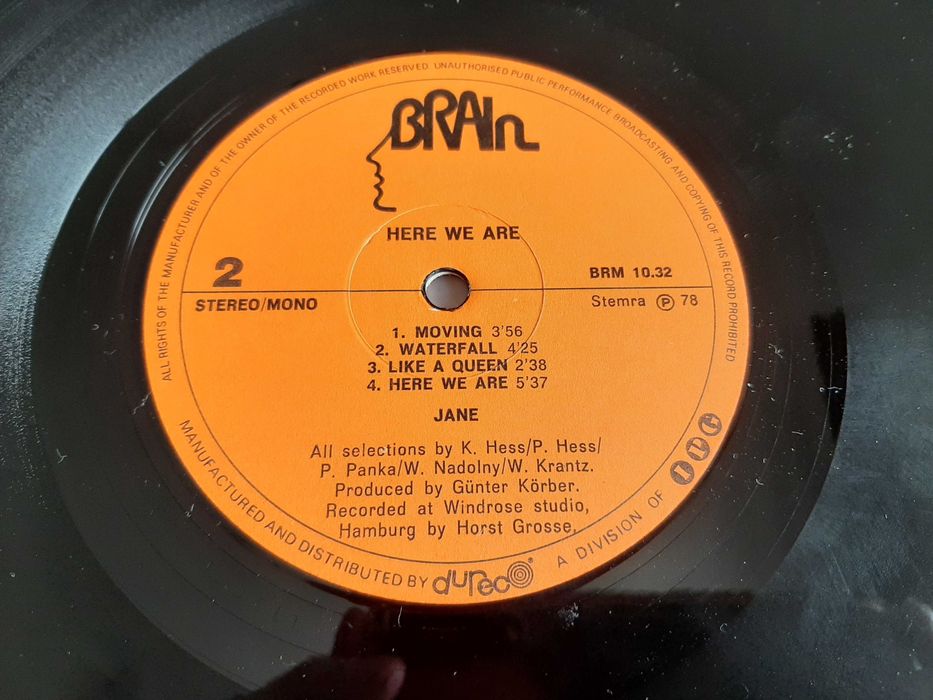 Jane - Here We Are - Holanda - Vinil LP