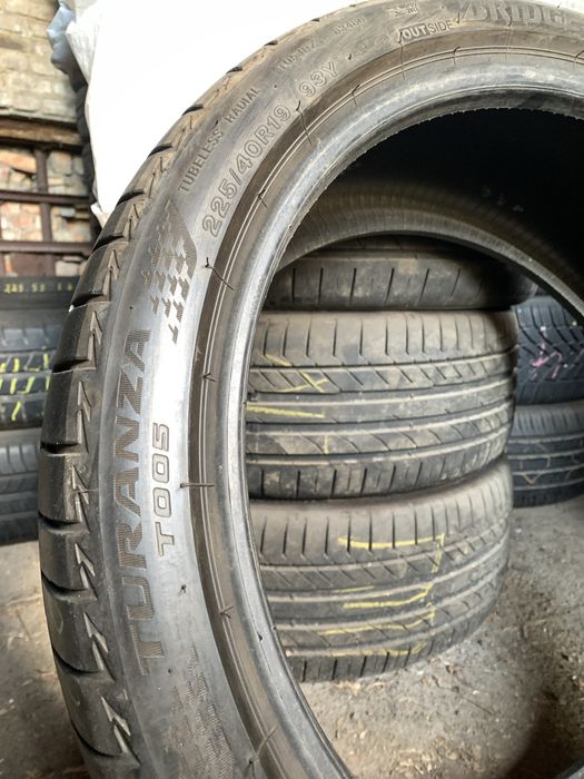 шини б/у 225/40 R19 Bridgestone Turanza T005