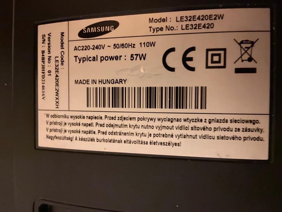 Telewizor Samsung 32 cali LE32E420E2W