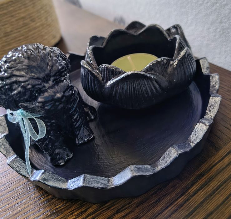 Dekoracja handmade gips zestaw