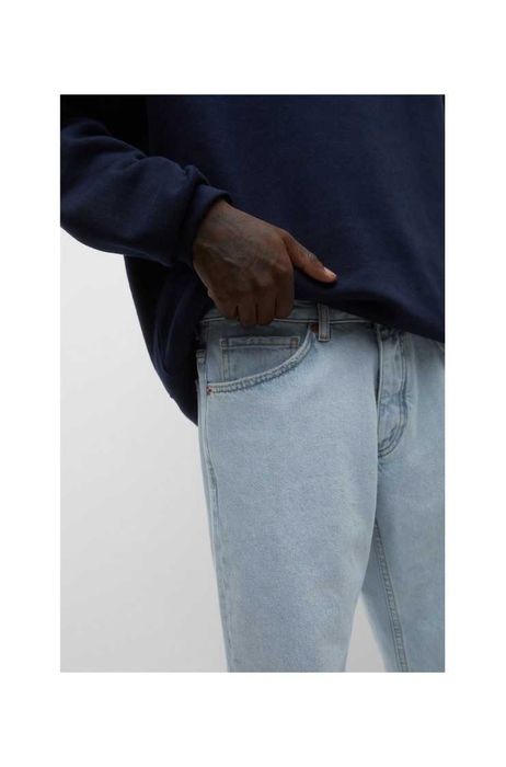 Чоловічі укорочені джинси мом Standard Fit від Pull&Bear